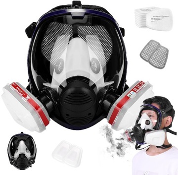 MASKA PRZECIWPYŁOWA 6800 RESPIRATOR PEŁNOTWARZOWA