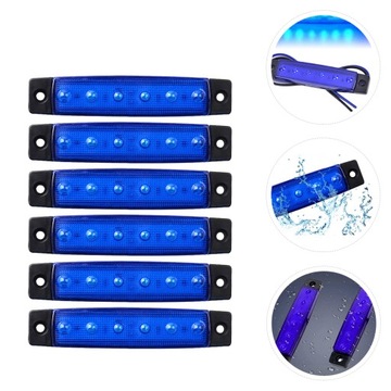 ДЕКОРАТИВНАЯ ПОЛОСКА ОСВЕЩЕНИЕ МОРСКОЙ ЛОДКИ ДЛЯ ГРУЗОВИКА 6LED