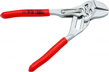 SZCZYPCE NASTWANE ZACISKOWE REGULOWANE KLUCZ DO ARMATURY RUR 150MM KNIPEX