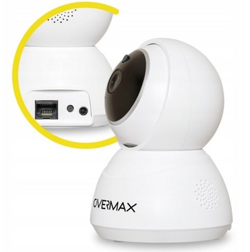 БЕСПРОВОДНАЯ IP-КАМЕРА МОНИТОРИНГА ПОВОРОТНАЯ WIFI FULLHD МИКРОФОН ДИНАМИК
