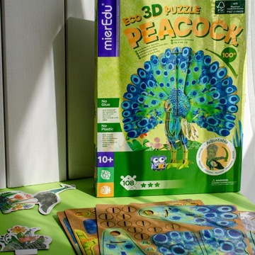 mierEdu: puzzle 3D Paw