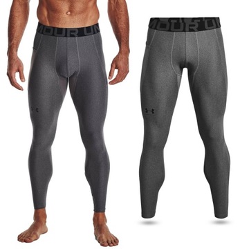 LEGGINSY SPORTOWE MĘSKIE UNDER ARMOUR DO BIEGANIA TERMOAKTYWNE 1361586
