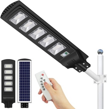 LAMPA ULICZNA LED CZUJNIK ZMIERZCHU RUCHU 800W + P
