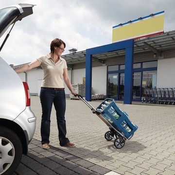 СКЛАДНАЯ ТРАНСПОРТНАЯ ТЕЛЕЖКА TS 850, НАГРУЗКА 100 КГ.