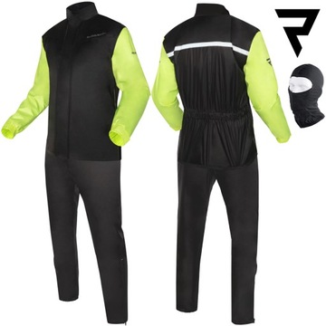 WODOODPORNY KOMBINEZON MOTOCYKLOWY | REBELHORN | PRZECIWDESZCZOWY + GRATIS