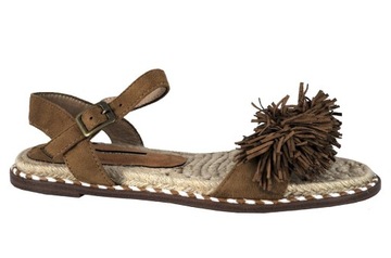 Sandały CORINA 8491 Hiszpańskie Camel R-39 SALE %%