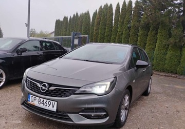 Opel Astra K Sportstourer Facelifting 1.2 Turbo 130KM 2021 Opel Astra 2021r, SALON POLSKA. 1.2 Benzyna. Uszkodzony prawy tyl. Jezdzi., zdjęcie 1