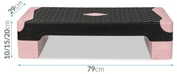 STEP для фитнес-аэробики, 3 шага, BALANCE TRAINER, модульная ПЛАТФОРМА