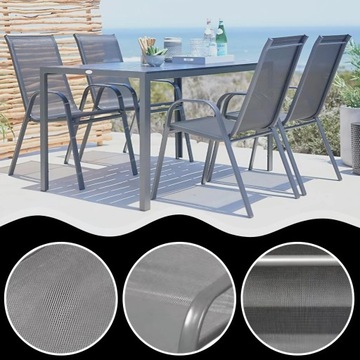 НАБОР СТУЛЬЕВ ДЛЯ БАЛКОНА ТЕРРАСЫ САДОВЫЙ СТУЛ СТУЛ ДЛЯ САДОВОЙ ТЕРРАСЫ 4 шт.