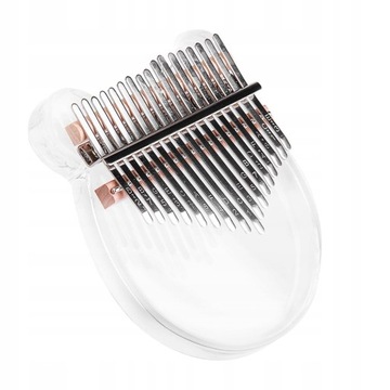 KALIMBA Акриловый инструмент Портативное фортепиано с 17 клавишами и футляром