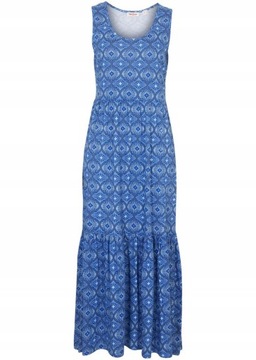 ДЛИННОЕ ПЛАТЬЕ Bonprix 36 с рюшами