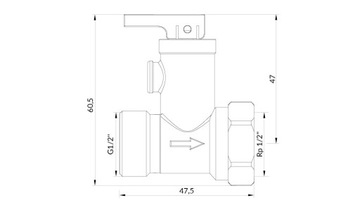 ПРЕДОХРАНИТЕЛЬНЫЙ КЛАПАН БАКА GZ/GW 1/2 AFRISO