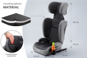 АВТОКРЕСЛО ANTONIO 2в1 БАЗА I РАЗМЕР 100-150 СМ R129 ISOFIX