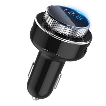 Transmiter FM bluetooth ładowarka zestaw głośnomówiący do samochodu USB QC3