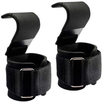 ЛЕНТЫ ДЛЯ ТЯЖЕЛОЙ АТЛЕТКИ СТАНОВАЯ СО СТАЛЬНЫМ КРЮКОМ 2 ШТ. FT47