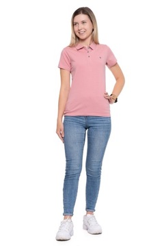 РОЗОВАЯ ЖЕНСКАЯ ФУТБОЛКА ПОЛО, ХЛОПОК ПРЕМИУМ, ФУТБОЛКА ПОЛО CLASSIC MORAJ, размер 3XL