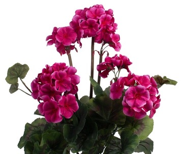 PELARGONIA RABATOWA STOJĄCA KWIATY SZTUCZNE 46CM