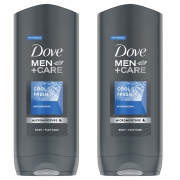 Dove Men + Care Cool Fresh 400 мл для мужского геля для душа