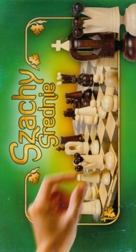 830025-SZACHY DREWNIANE ŚREDNIE MAGIERA 3+