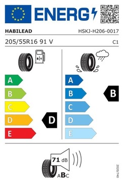 4 x HABILEAD H206 205/55R16 Летняя шина