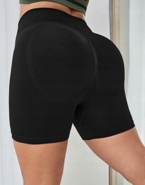 LEGGINSY SPORTOWE BEZSZWOWE CZARNE SHEIN 2XL