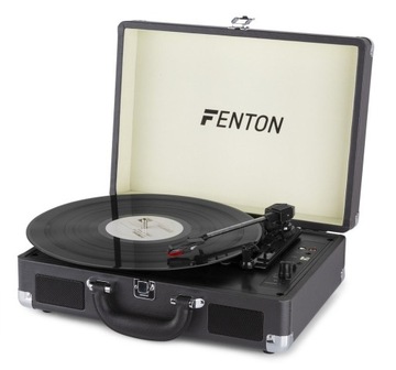 Gramofon w walizce Fenton RP115 USB/BTkolor grafit