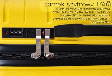 МАЛЕНЬКИЙ ДОРОЖНЫЙ ЧЕМОДАН L RGL ИЗ ПОЛИПРОПИЛЕНА С ДВОЙНЫМИ ПОВОРОТНЫМИ КОЛЕСАМИ БАГАЖ