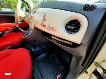 Fiat 500 II Hatchback 3d 1.2 69KM 2009 Fiat 500 biala perelka, bardzo ladny, GWARANCJA 1.2 Benzyna 69KM, zdjęcie 20
