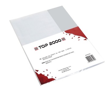 КРЫШКИ ДЛЯ БЛОКНОТОВ А4 ПРОЗРАЧНЫЕ, 5 ШТ.