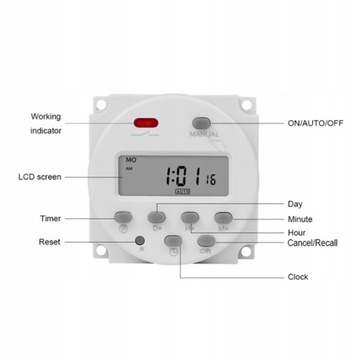 YIQIFAFA DC12V таймер
