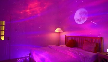 Подарок ночника - светодиодный звездный проектор Aurora