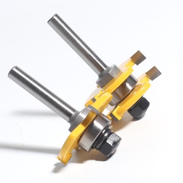 ZESTAW ROWKÓW I PIÓR I WPUSTÓW FREZÓW DO DREWNA 8MM