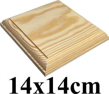 daszek daszki na słupek drewniany 14cm