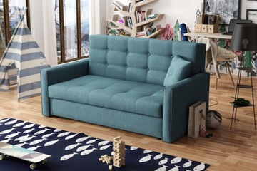 VIVA LUX III sofa amerykanka rozkładana pikowana