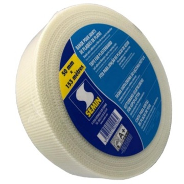 Taśma do łączenia płyt G/K siatka 50mmx153mb Semin