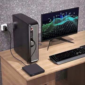 ВНЕШНИЙ USB 3.0 ЗАПИСЫВАТЕЛЬ CD-R/DVD-ROM/RW ПОРТАТИВНЫЙ ПРОИГРЫВАТЕЛЬ