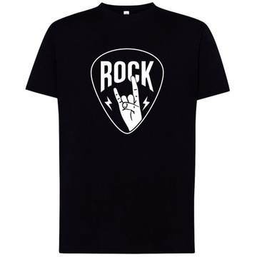 Koszulka T-shirt ROCK Metal Gitara muzyka L