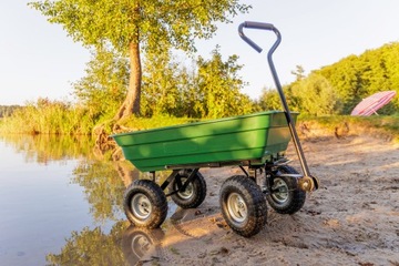 WÓZEK OGRODOWY PRZYCZEPKA TACZKA WYWROTKA 75l