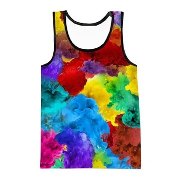 Koszulka bez rękawów Full Print Colorful