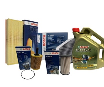 ZESTAW FILTRÓW VW PASSAT B6 1.9 2.0 TDI + CASTROL