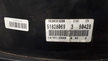 51828069 PŘÍSTROJOVÁ DESKA FIAT GRANDE PUNTO 1.2 1.4 8V