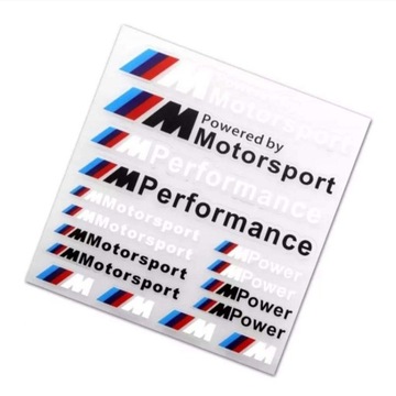 НАБОР НАКЛЕЙКОВ BMW M POWER PERFORMANCE 16 ТЮНИНГ