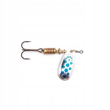 Błystka Mepps COMET DECOREES GOLD/BLUE 1/3,5g