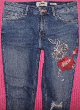 NEW LOOK JENNA skinny JEANSY ŚREDNI STAN RURKI 38