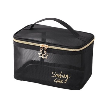 Дорожная сумка на молнии, органайзер для косметики, легкий косметический футляр A