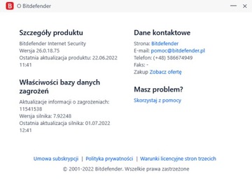 Bitdefender Internet Security + Менеджер паролей Bitdefender 1 ГОСУДАРСТВО/1 ГОД