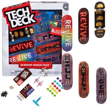 СКЕЙТБОРДЫ ДЛЯ ГРИФОВ ZESRAW 6PAK BAKER REVIVE TECH DECK