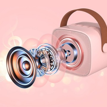 БЕСПРОВОДНОЙ МИКРОФОННЫЙ ДИНАМИК BLUETOOTH КАРАОКЕ НАБОР 2000 мАч