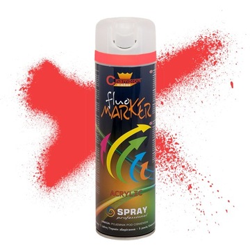 Farba Czerwona Do Znakowania Fluomarker Champion 500ml