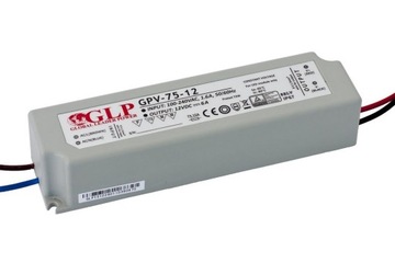 Zasilacz LED hermetyk 75W 12V GLP